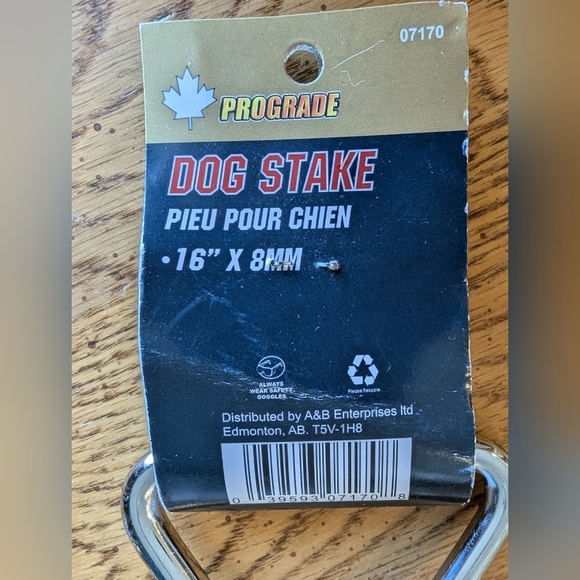 Prograde Heavy Pet Leash Anchor Stake & Tie Out Cable New - Picture 8 of 11